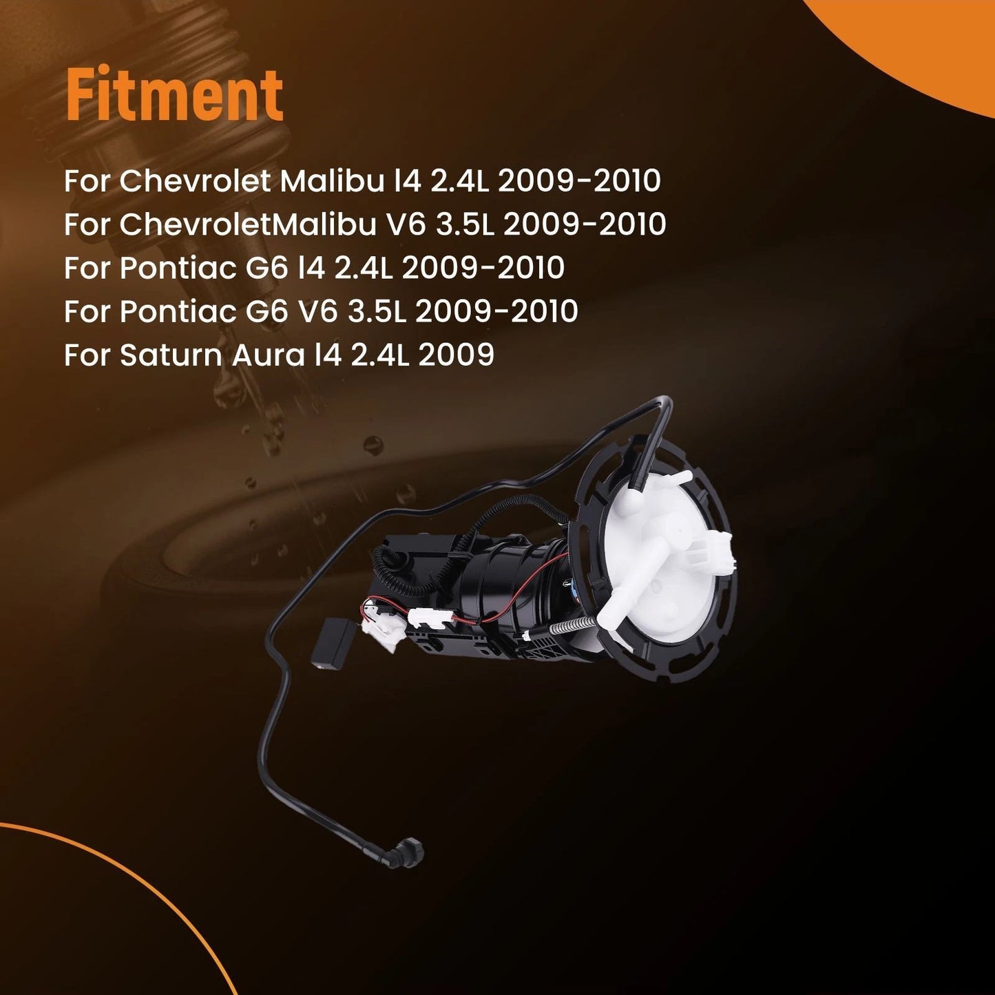 Electric Fuel Pump Module Assembly for Chevy Malibu Saturn Aura (2009–2010)