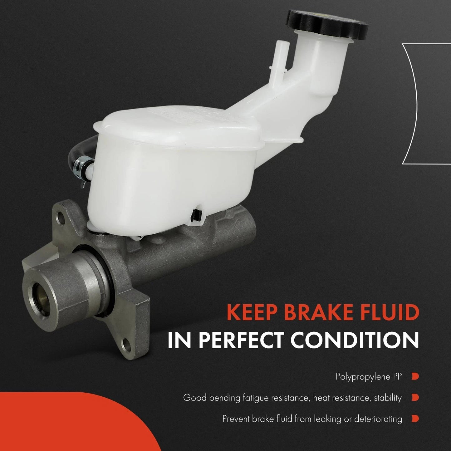 Brake Master Cylinder with Sensor & Reservoir for Chevy Cobalt (2005–2010)