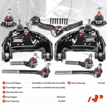 9x Front Side Control Arm Ball Joint for Chevy Blazer S10 (1995–2005)