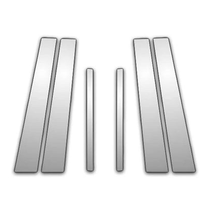 6Pc Chrome Pillar Post Covers for 2010-2017 Aud S4 - Upgrade Your Auto P1040