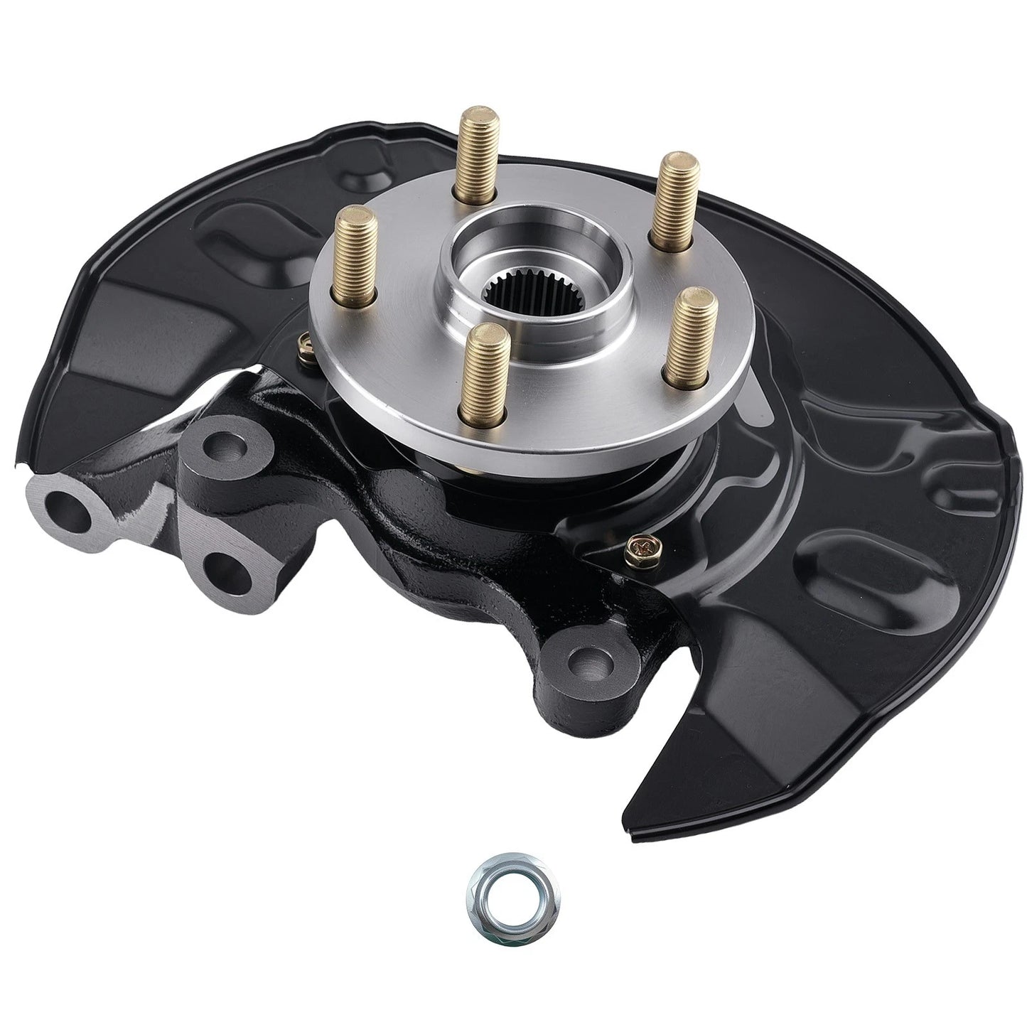 Front Left Steering Knuckle with Wheel Hub Bearing for Toyota Matrix (2003–2008)