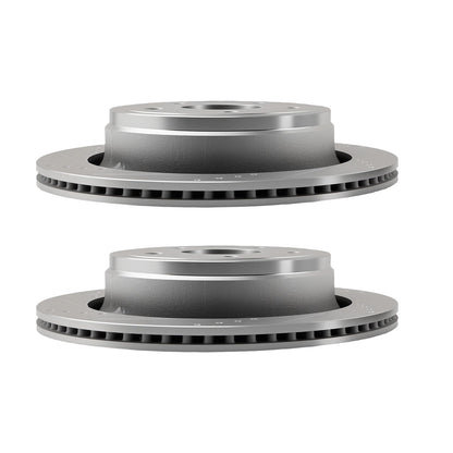 Drilled & Slotted Rear Brake Rotors Kit for Chrysler Aspen (2007–2009)