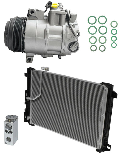 AC Compressor Kit with Condenser for Mercedes E350 3.5L (2016–2016)
