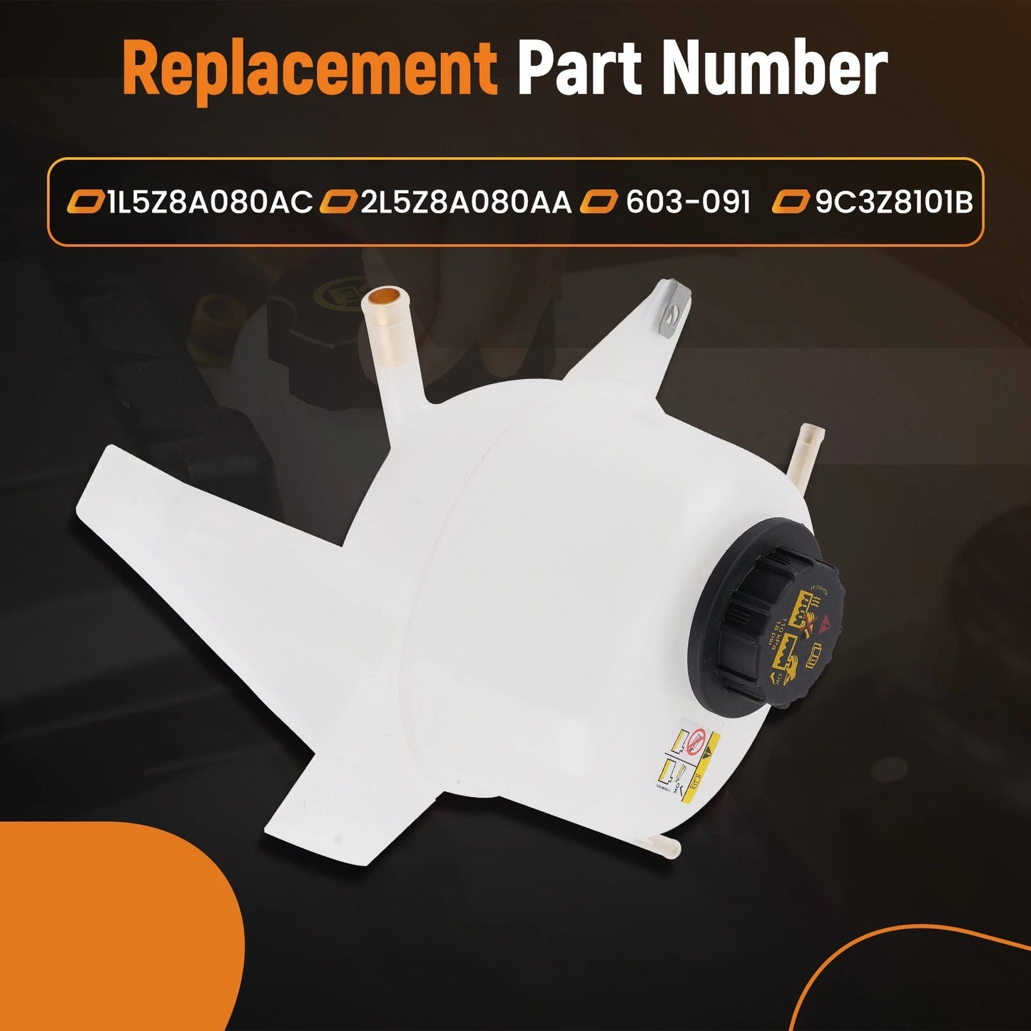 Engine Coolant Overflow Tank for Ford Ranger/Mazda B2300 (2001–2011)