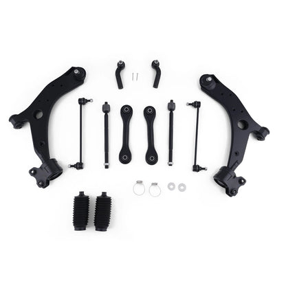 Front Lower Suspension Control Arm Inner/Outer Tie Rod for Mazda 3 (2007–2009)