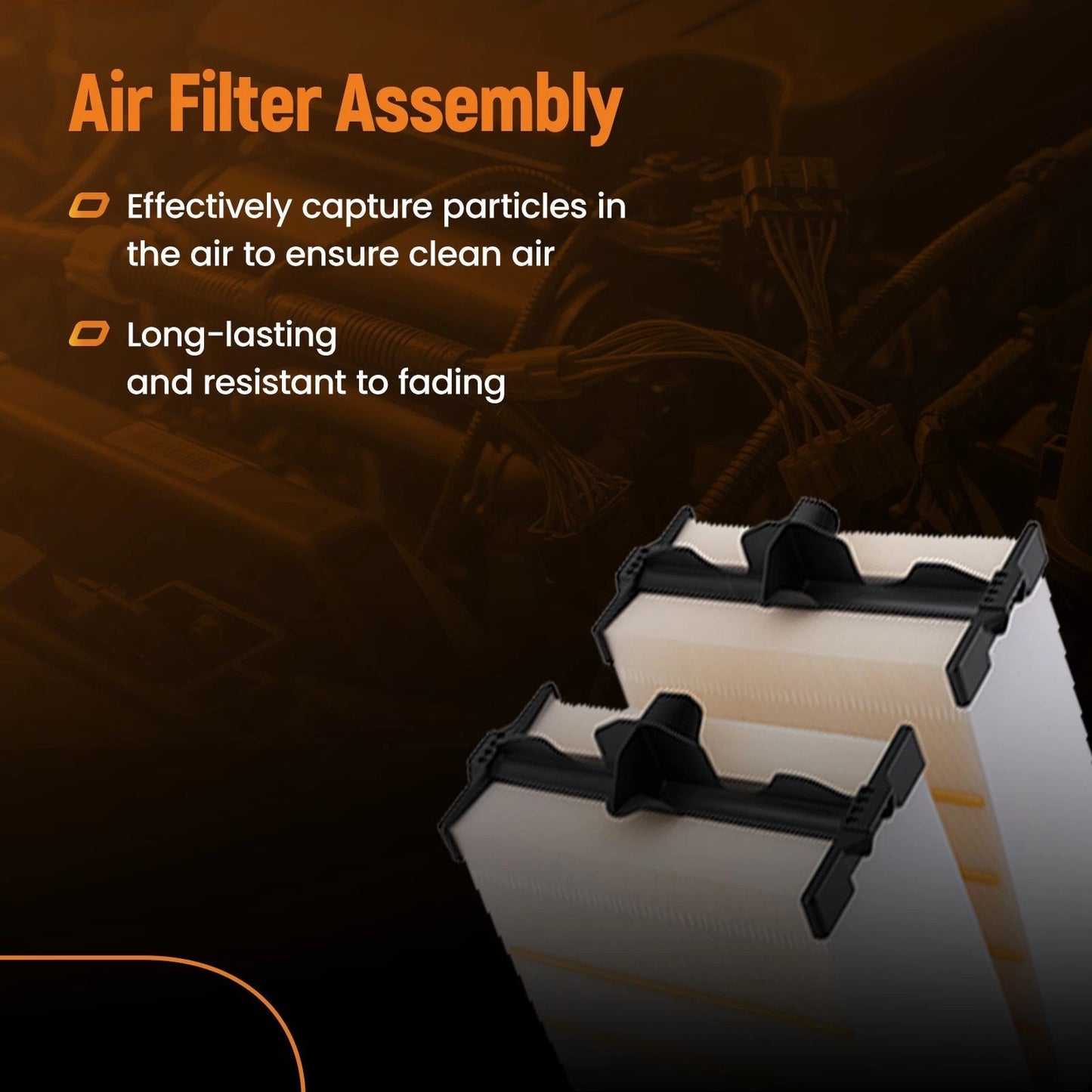 Air Filter Set for Cummins QSL9 Tier 4 (2014–2018)