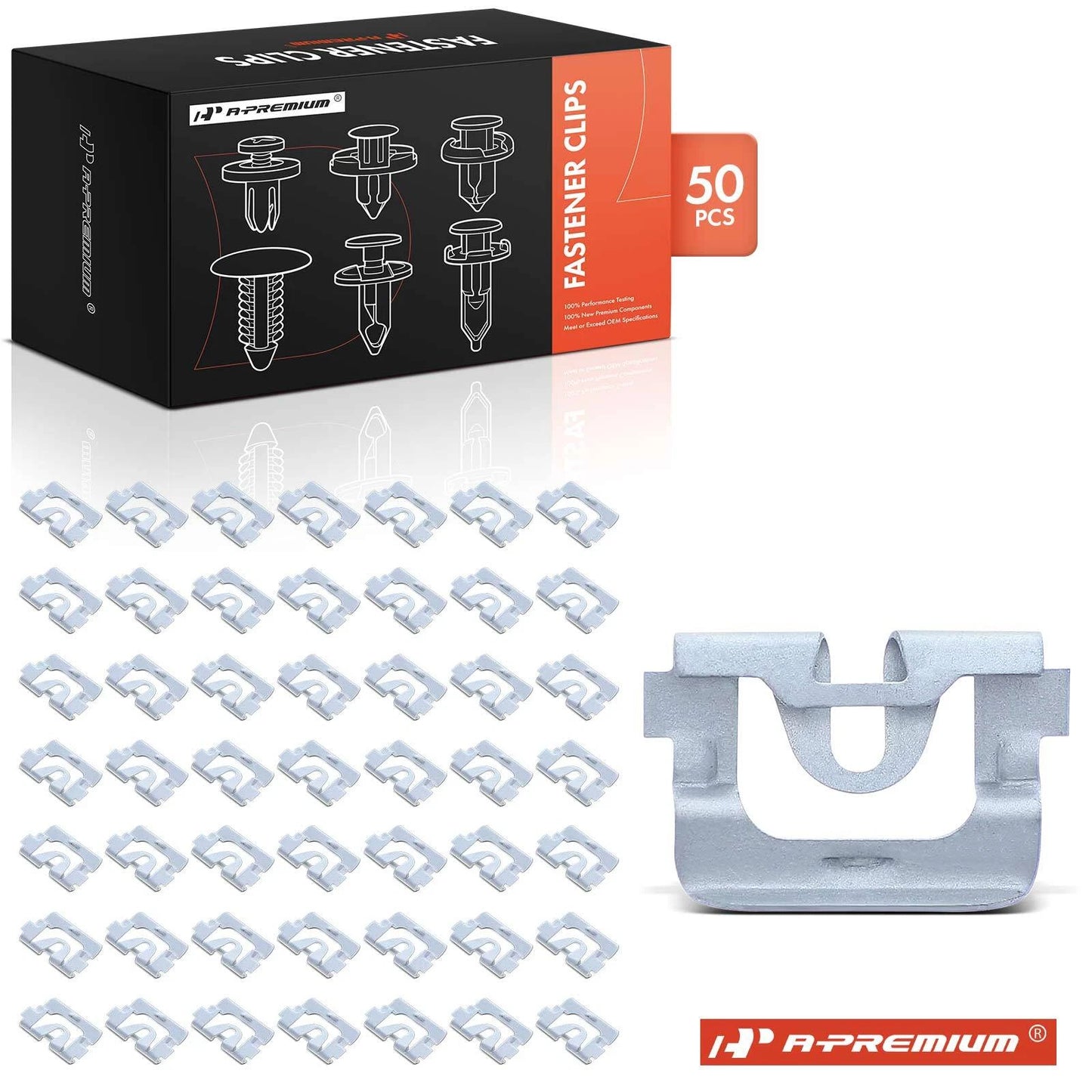 50Pcs Window Molding Trim Reveal Clips for Chevy