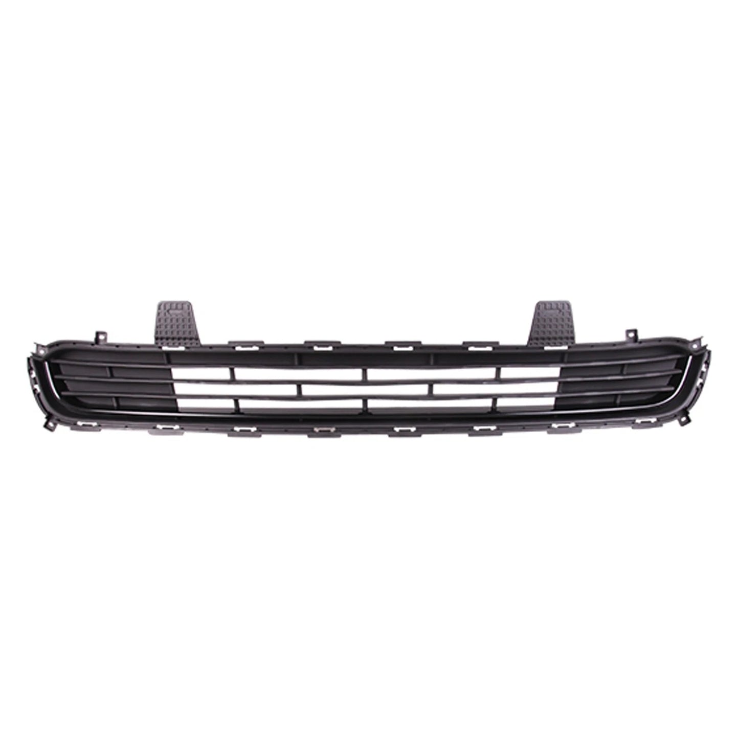 Replacement Black/Gray Matte Polypropylene Front Bumper Cover Grille