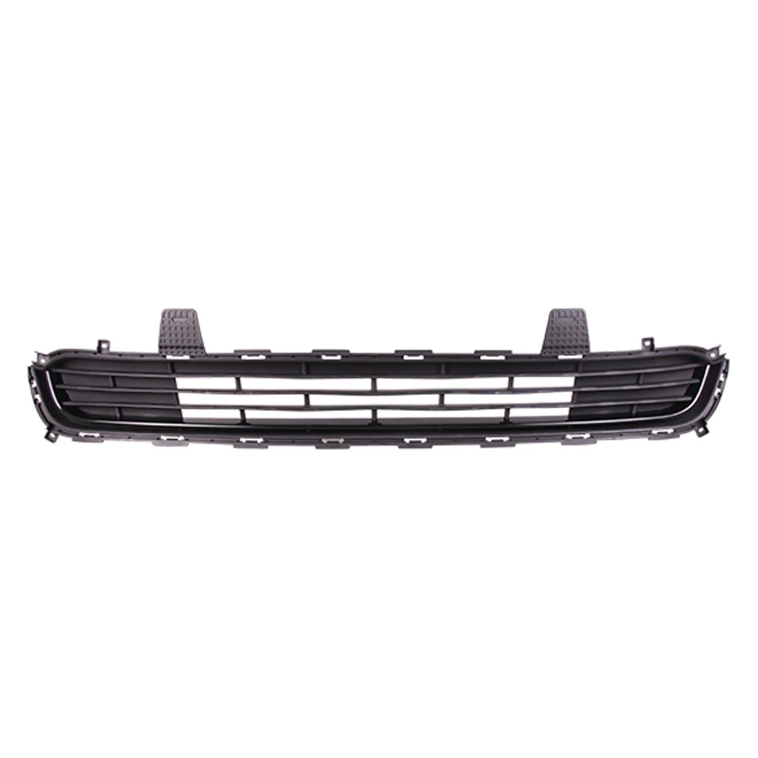 Replacement Black/Gray Matte Polypropylene Front Bumper Cover Grille