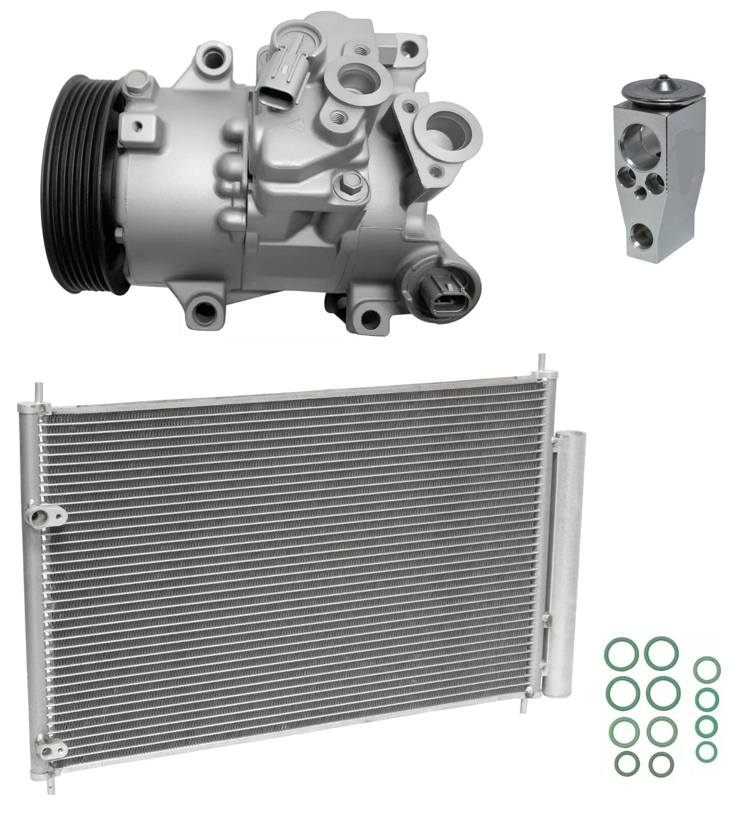 A/C Compressor Kit with Condenser for Toyota Matrix 1.8L (2013–2013)