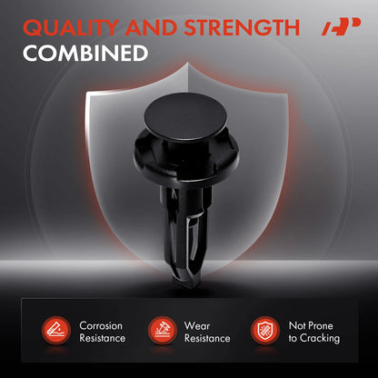 20Pcs 9mm Rear Bumper Cover Clips for Ford Toyota Honda Jeep