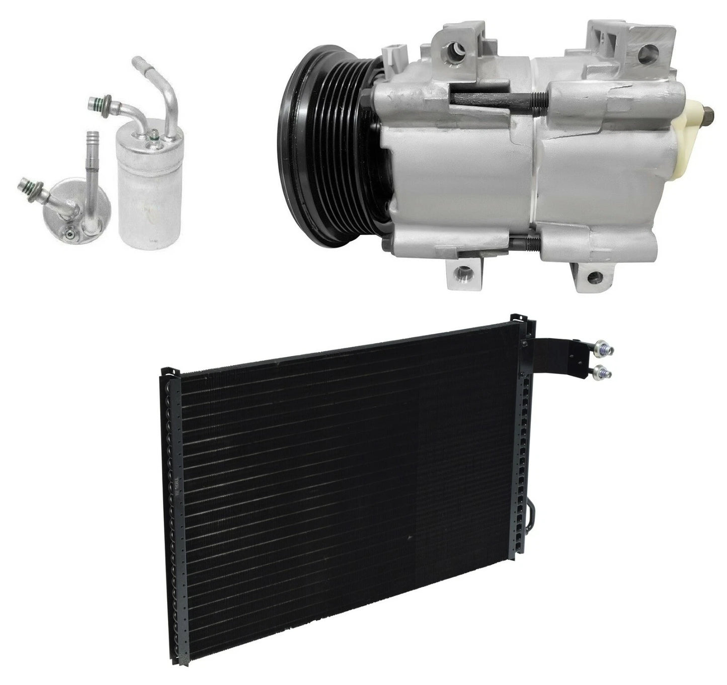 AC Compressor Kit With Condenser for Ford Thunderbird 5.0L (1991–1993)