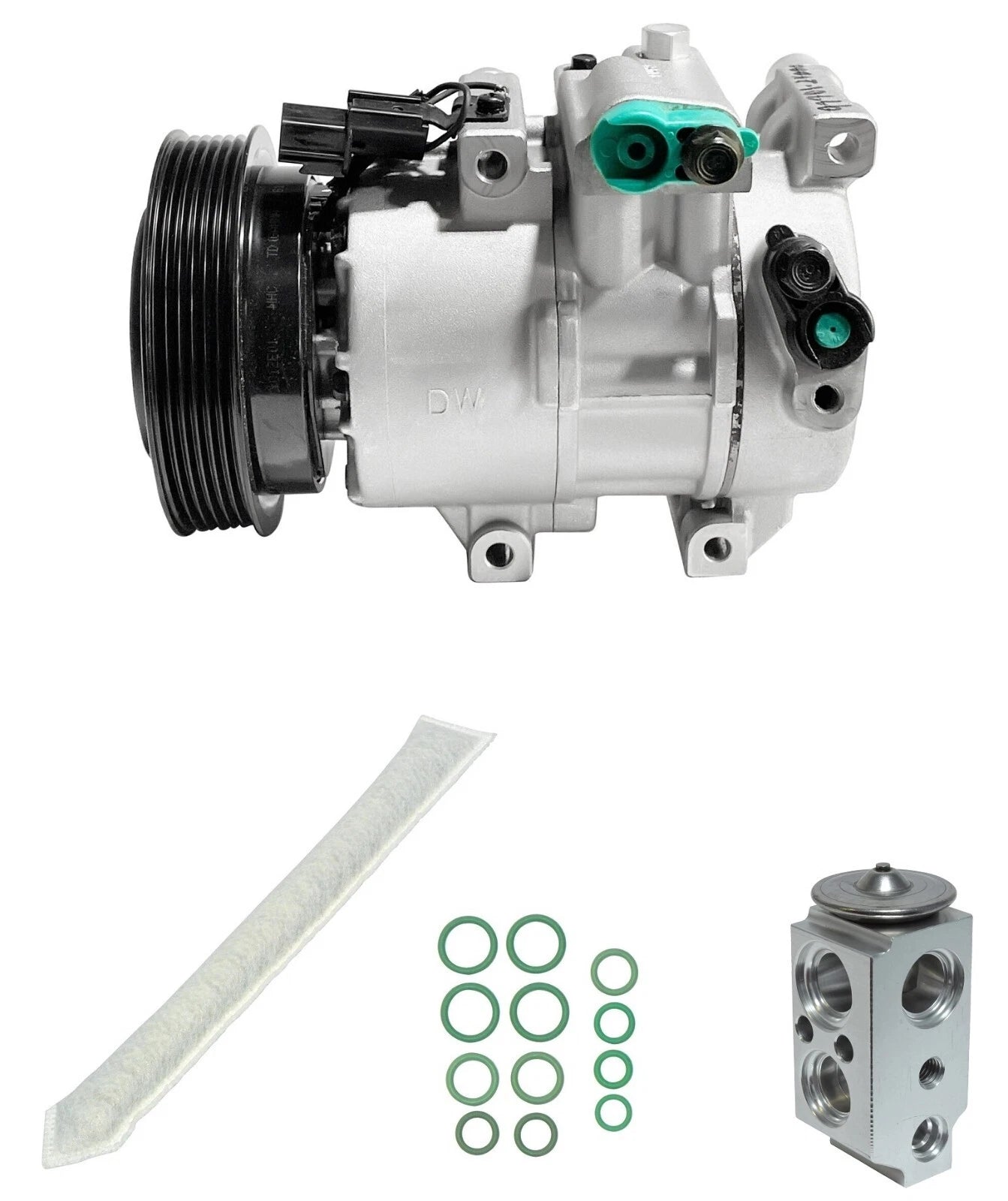 AC Compressor Kit Replacement for Hyundai Veloster 1.6L (2013–2014)
