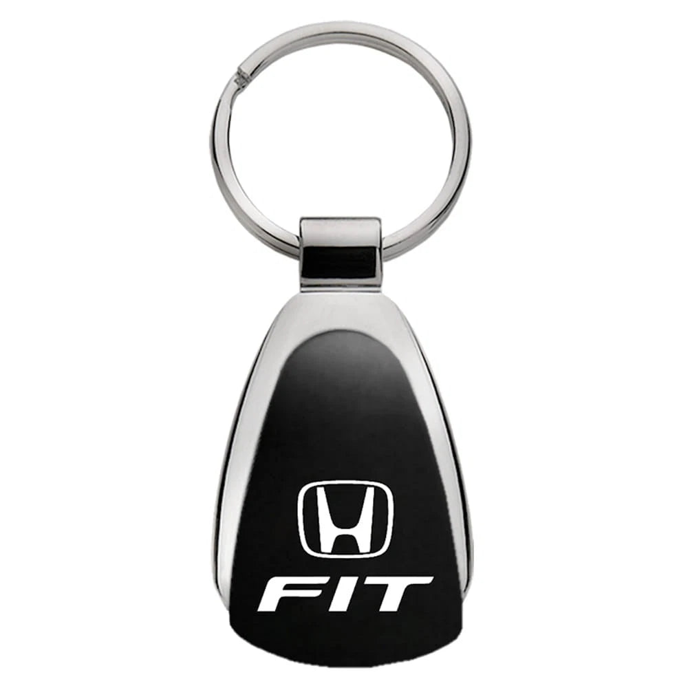 Black Teardrop Keychain KCK.FIT - Officially Licensed for Honda Fit