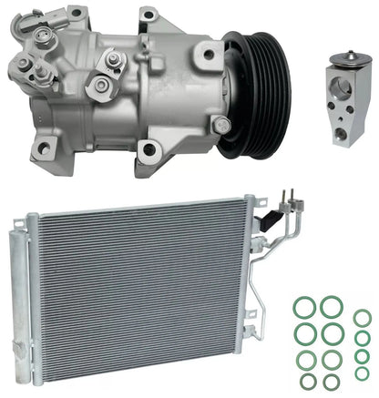AC Compressor Kit with Condenser for Hyundai Sonata 2.0L (2015–2018)