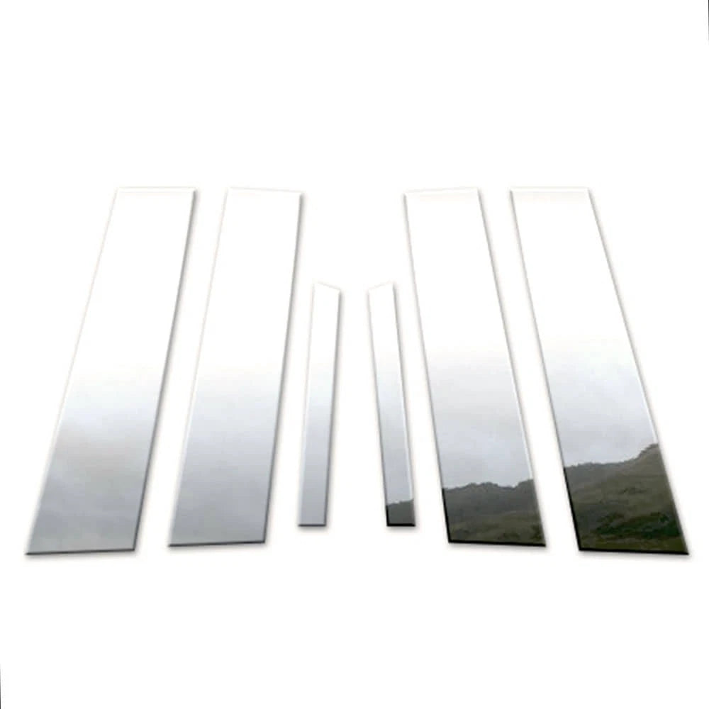 6Pc Chrome Pillar Post Covers for Buick Regal (2011–2016)