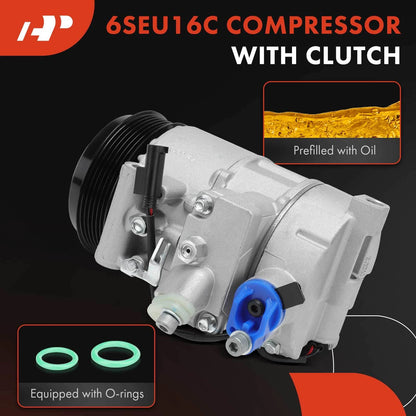 A/C Compressor with Clutch for Mercedes-Benz E550 (2010–2011)