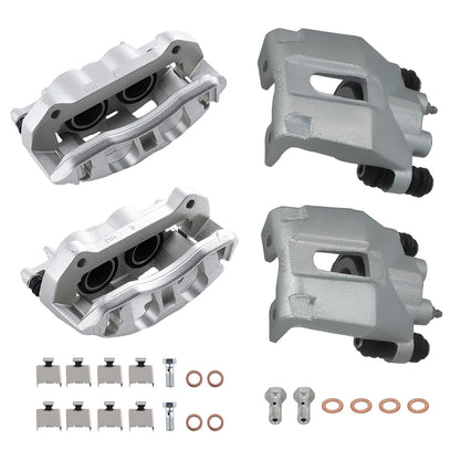 Front Rear Brake Caliper Full Set 4PCS for Ford F-150 (2010–2011)