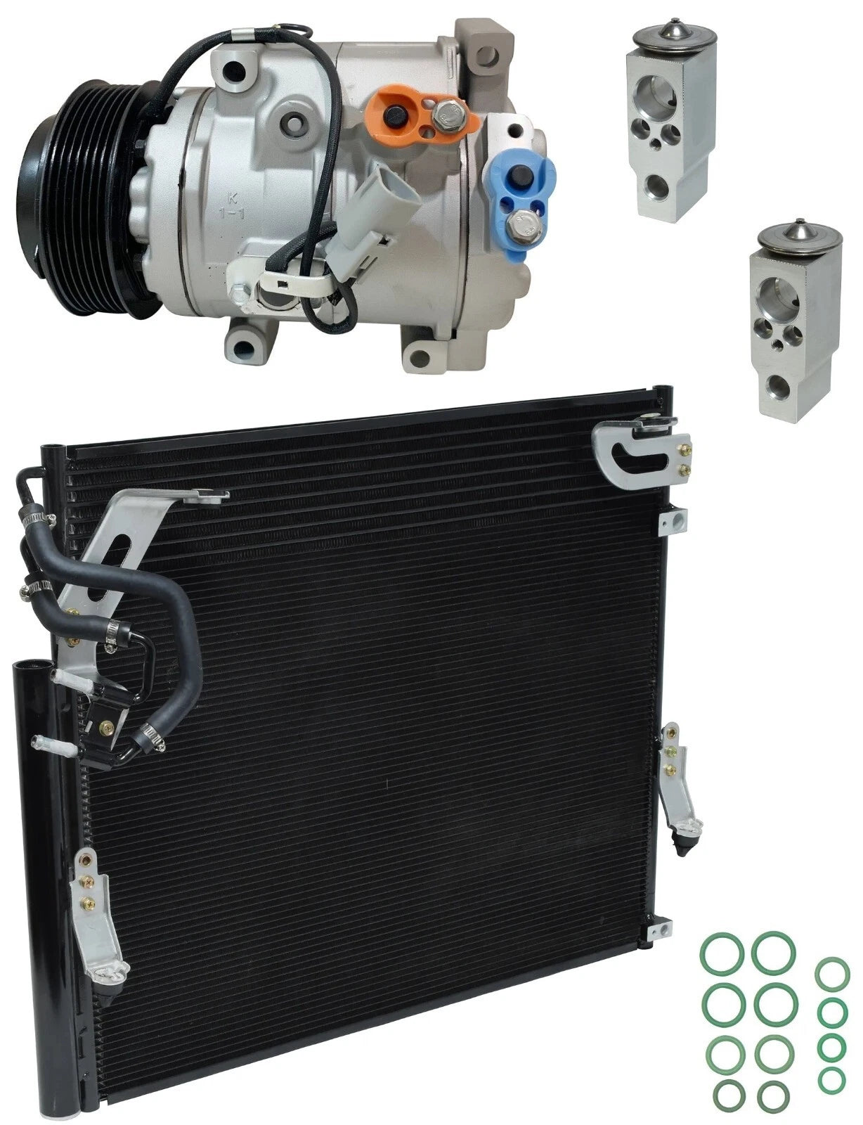 A C Compressor Kit With Condenser for Toyota Sequoia 5.7L (2011–2017)