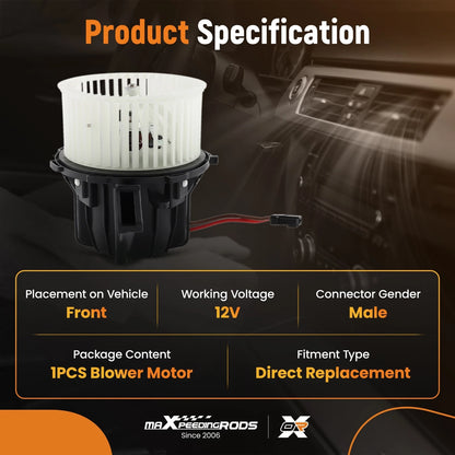 A/C Heater Blower Motor Fan for Audi A5 Q5 S4 S5 (2008–2016)