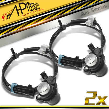 2X Rear ABS Wheel Speed Sensor for Chevy Trailblazer GMC Envoy (2002–2009)