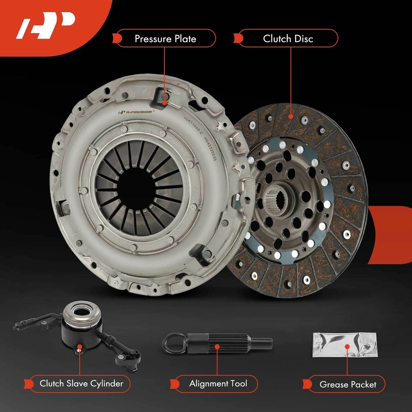 Clutch Kit with Slave Cylinder for Mercedes-Benz S203 (2001–2007)