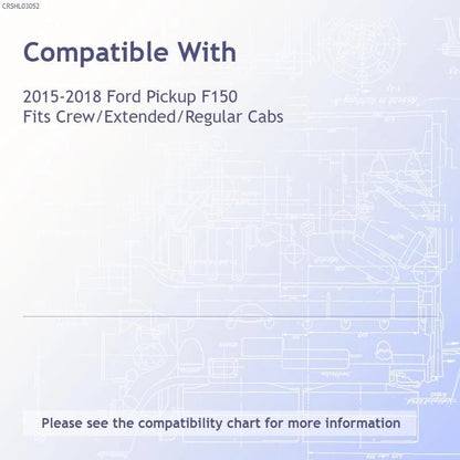 Fog Light Assembly Passenger Side Replacement for Ford F-150 (2015–2018)