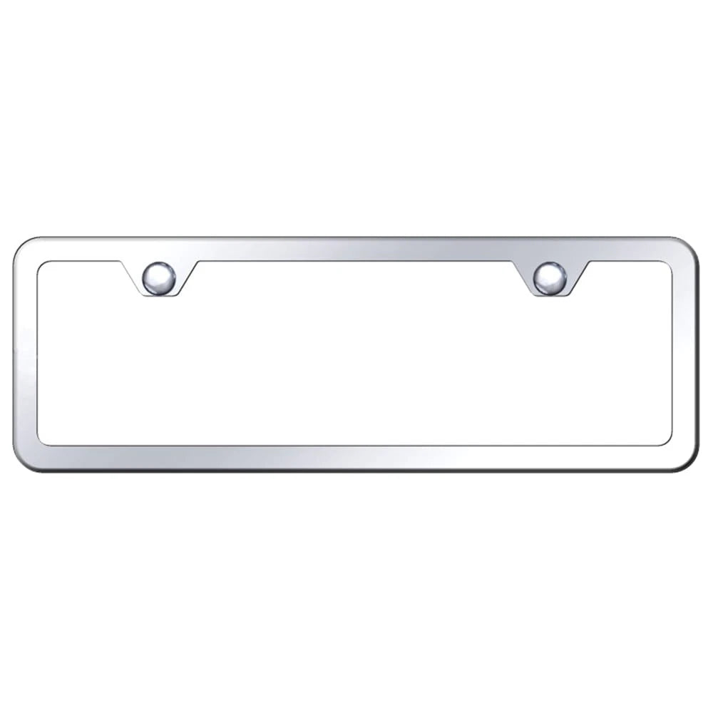 Thin on Chrome 2-Hole Mini License Plate Frame SP.451.CM AU-Gold