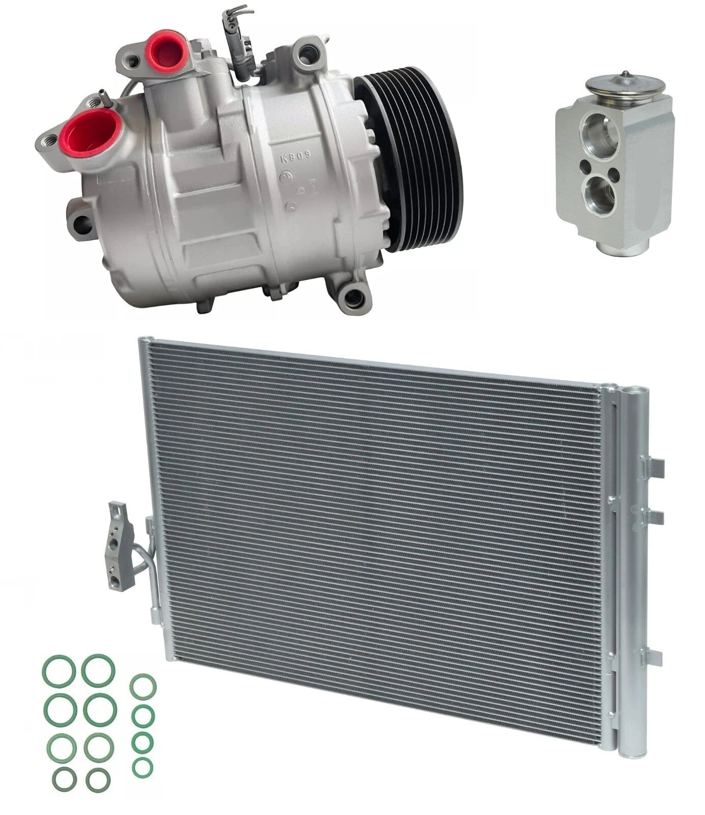 AC Compressor Kit with Condenser for BMW X3 xDrive28i (2011–2017)