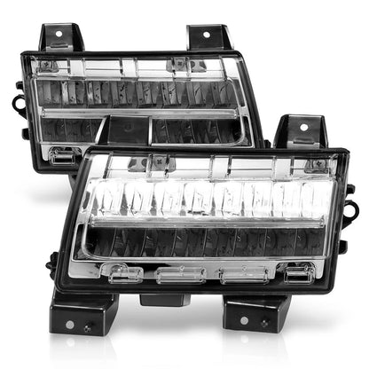 Chrome Clear Lens Side Marker Light Assembly for Jeep Wrangler (2018–2023)
