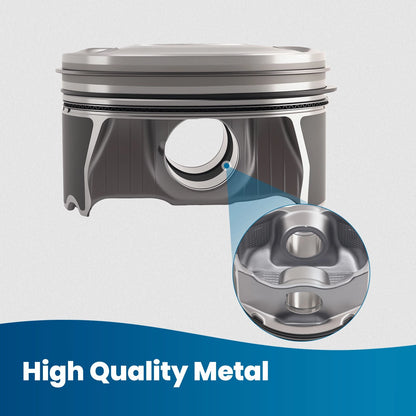 8PCS Engine Pistons Kit for Mercedes GL450 GL550 GLS550 (2013–2019)