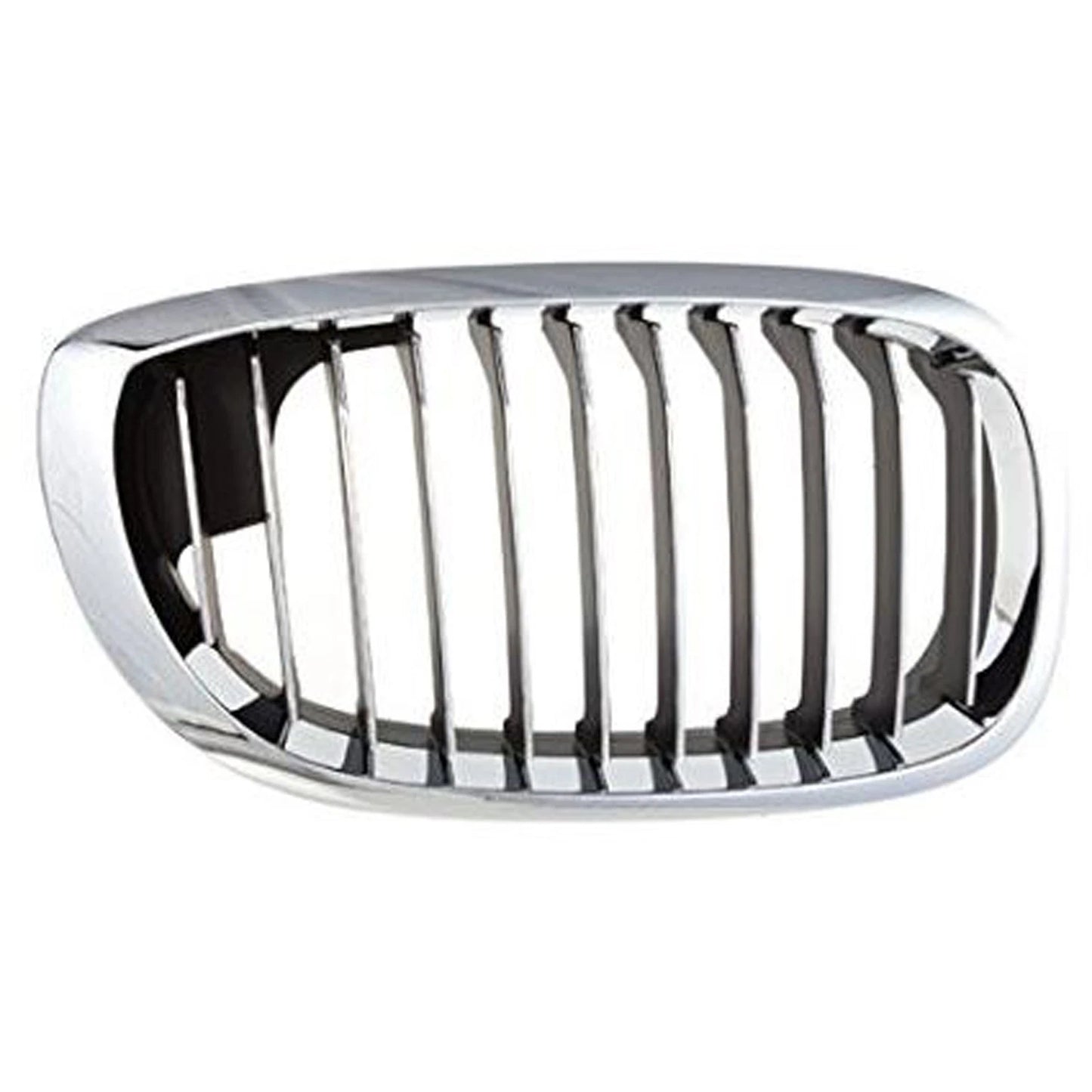 Replacement Black Chrome Plastic Passenger Side Grille (See compatibility Chart)
