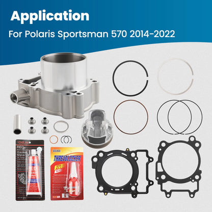 Cylinder Piston Top End Kit for Polaris Ranger RZR Sportsman 570 (2014–2022)