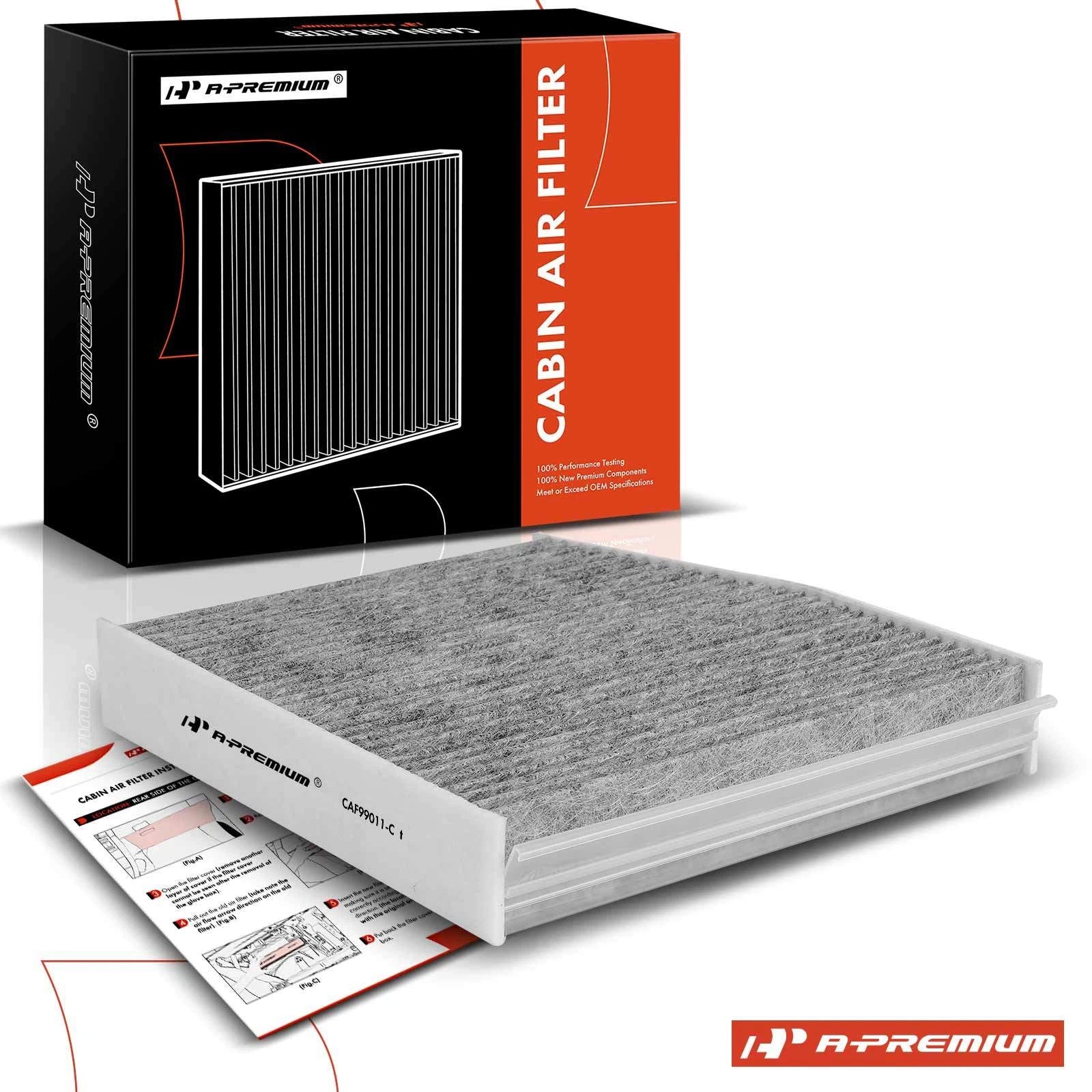 Activated Carbon Cabin Air Filter for Mercedes-Benz W205 CLA250 (2014–2023)