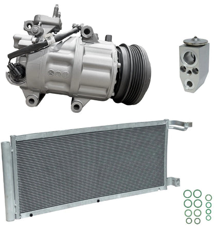 AC Compressor Kit with Condenser for Ford EcoSport 2.0L (2018–2018)