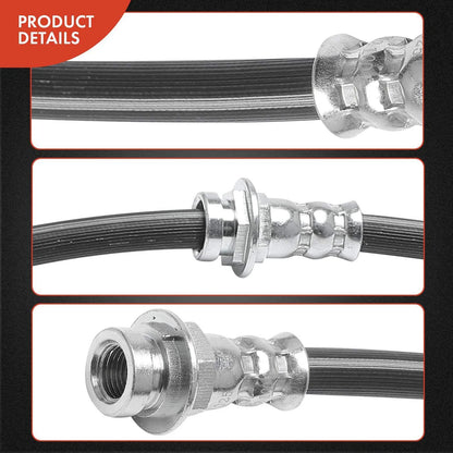 2X Front Brake Hydraulic Hose for Chevrolet Camaro Pontiac (1984–1992)