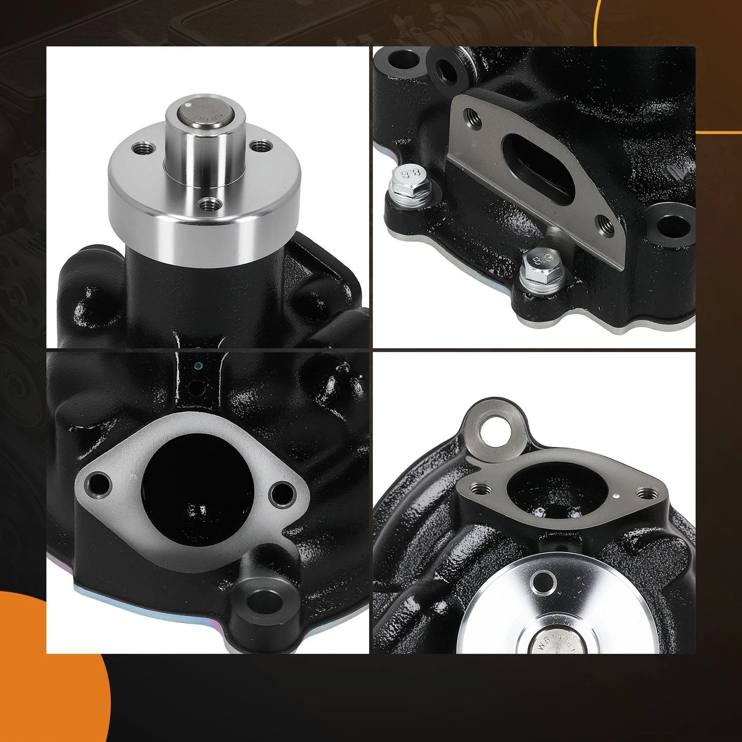 Cooling Water Pump for Oliver 1365/1370 Tractors (1970–1975)