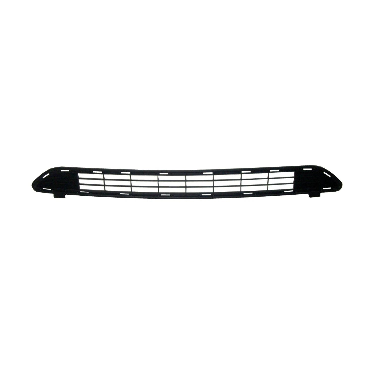 Replacement Black Textured Plastic Front Center Bumper Cover Grille