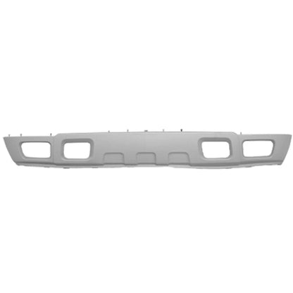 Replacement Gray Front Air Deflector w/Fog Light Holes w/Tow Hook Holes