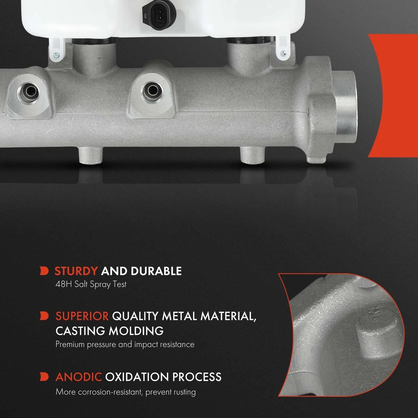 Brake Master Cylinder with Reservoir & Sensor for Chevy Express 2500 (2003–2021)