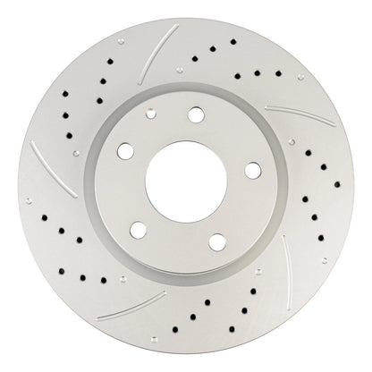 2x Front Drilled Slotted Brake Rotors for Mazda CX-5 (2013–2015)
