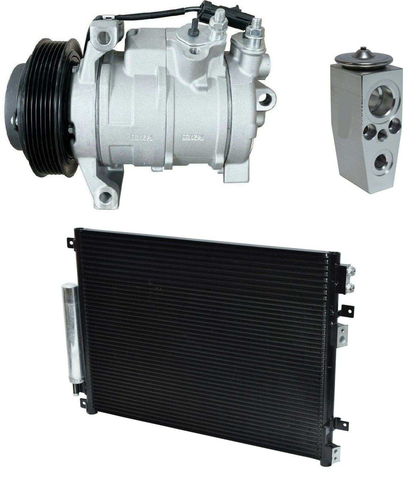 AC Compressor Kit With Condenser for Dodge Challenger 5.7L (2013–2014)