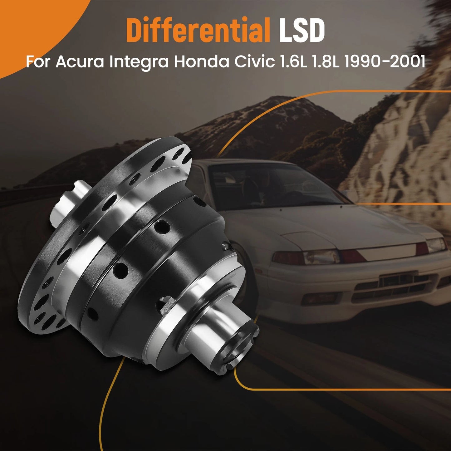 LSD Limited Slip Differential for Honda Civic Si Acura Integra (1992–2001)