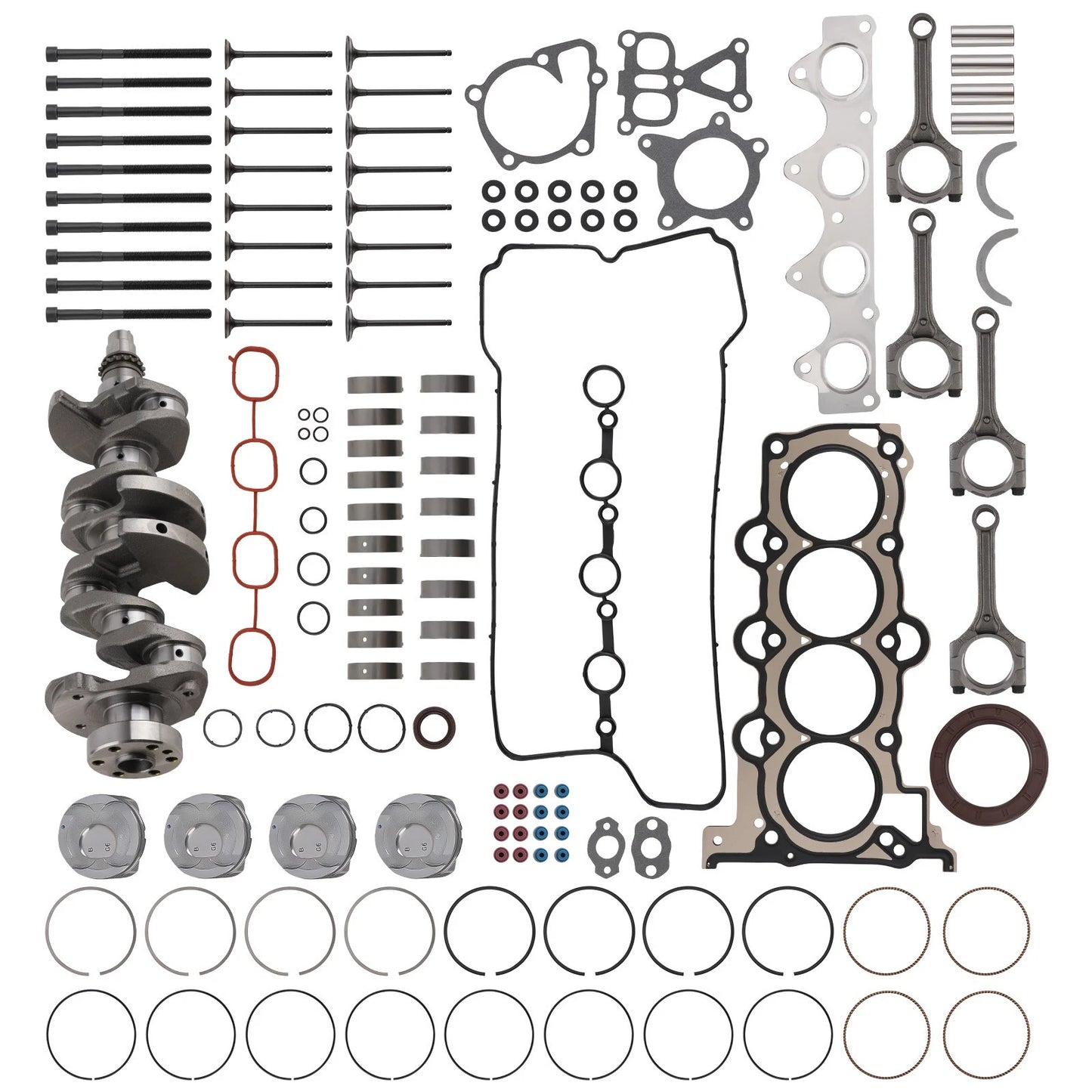 Engine Rebuild Overhaul Kit for Hyundai Kia 1.6L (2011–2021)