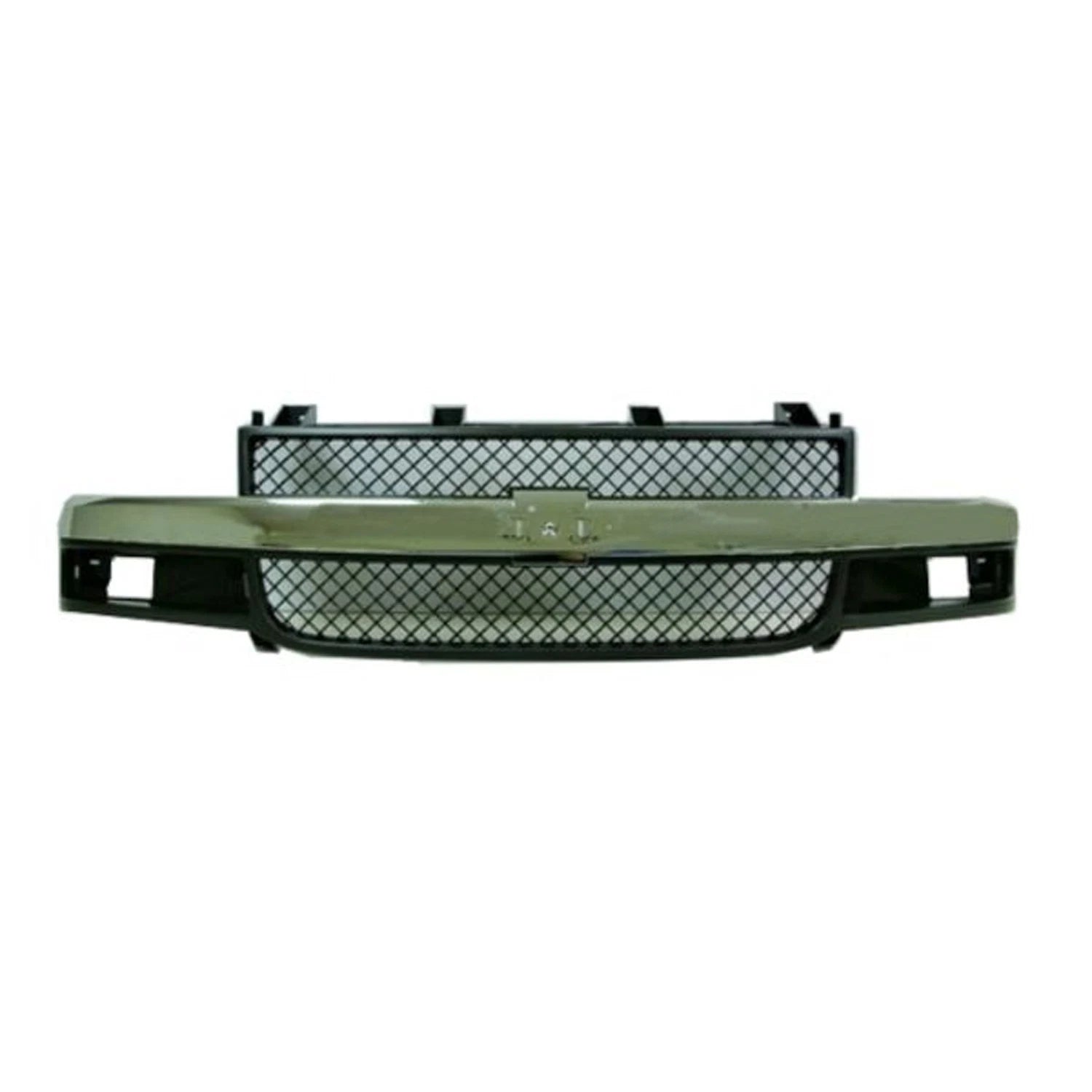 Replacement Black Chrome Plastic Front Grille (See compatibility Chart)