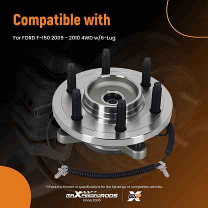 Front Wheel Hub for Ford F-150 4WD 6-Lug (2009–2010)