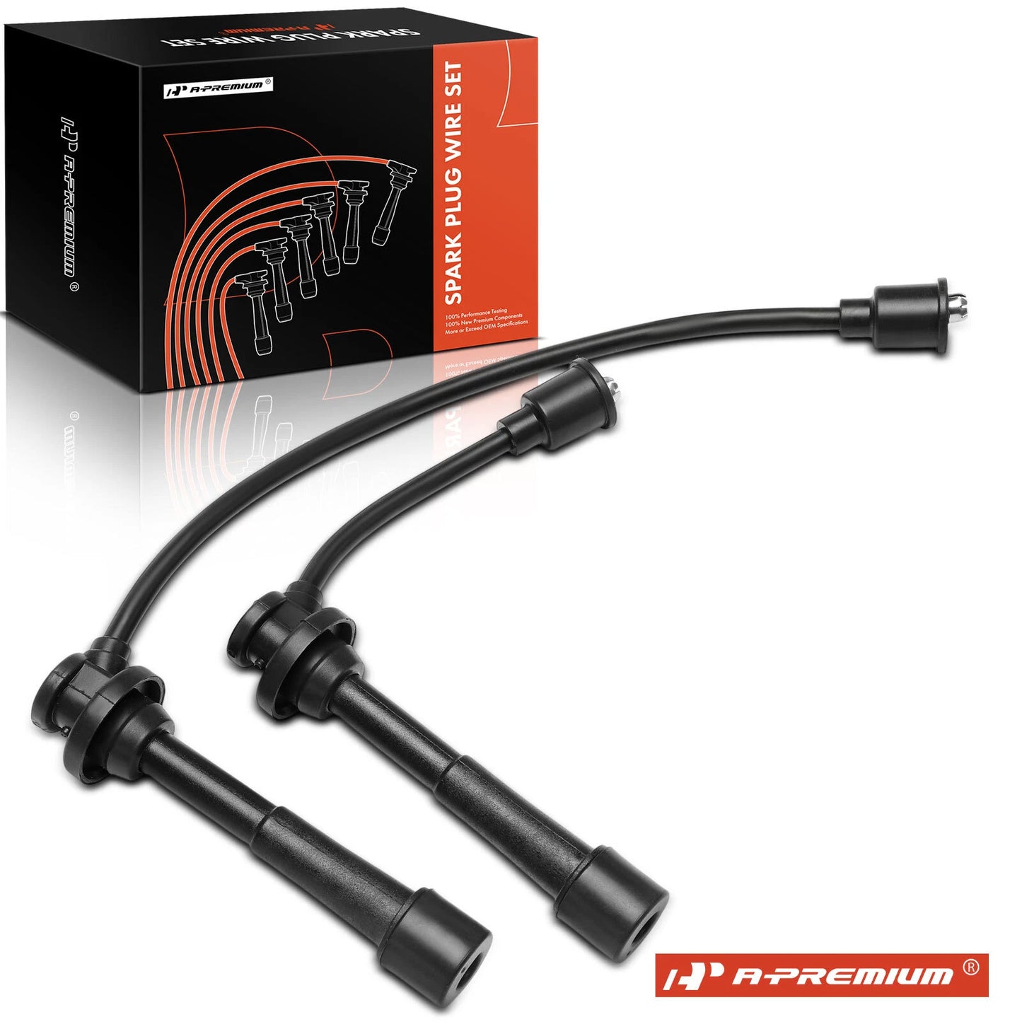 2X Spark Plug Wire Set for Chevy Metro, Tracker, Pontiac Firefly, Suzuki (1990–2004)