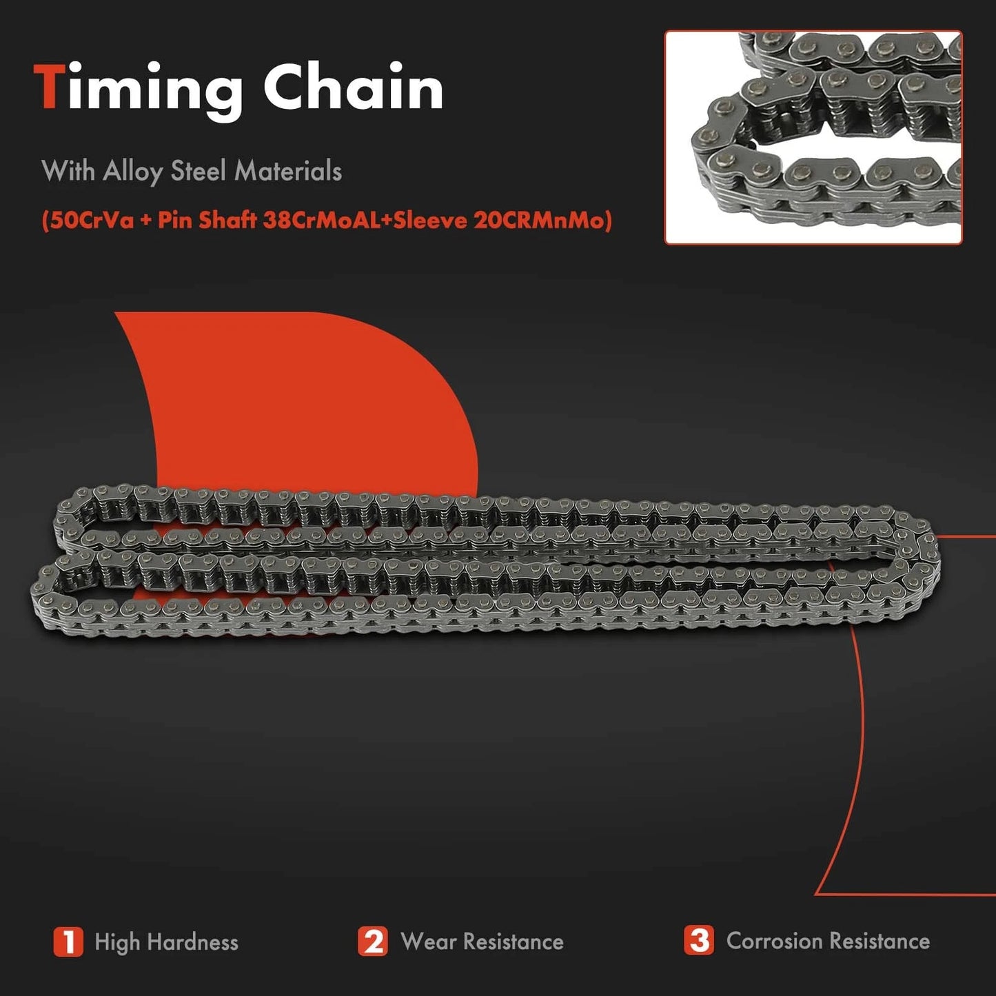 8x Timing Chain Kit for Chevrolet Equinox Malibu (2016–2020)