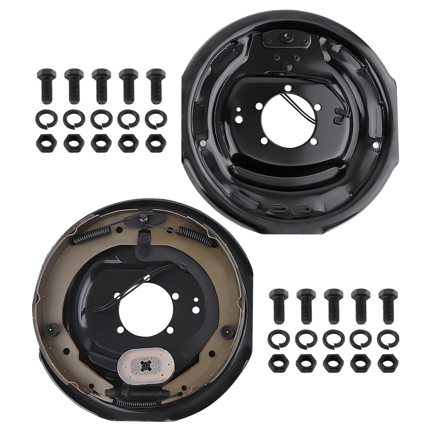 Left & Right Electric Trailer Brake Assembly for 7000 lb Axle (2010–2015)