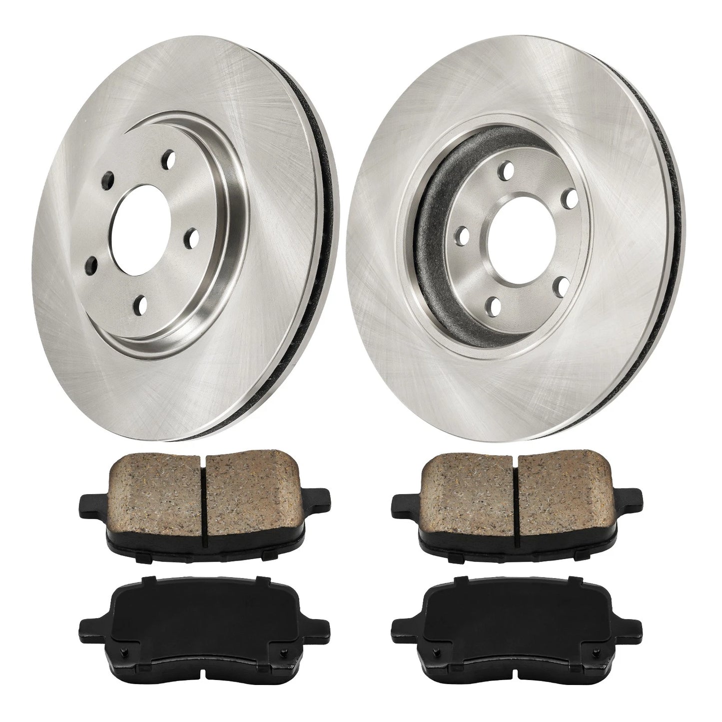 Front Vented Brake Rotor and Pads Kit for Pontiac G6 (2005–2010)